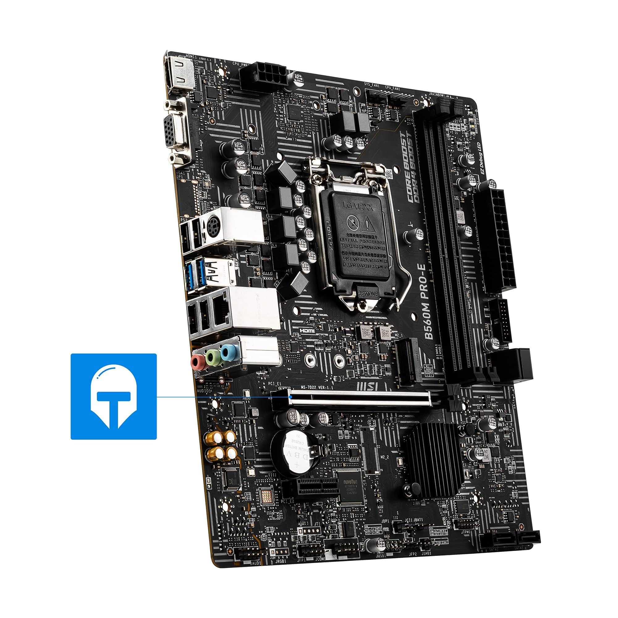 Placa Mãe MSI B560M PRO-E (LGA 1200/2xDDR4/HDMI/VGA/M.2/USB 3.2